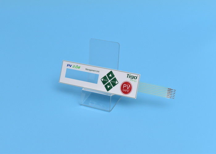 Embossing Multicolored Tactile Custom Membrane Switch Pet For Controller