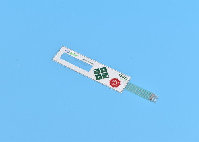 Embossing Multicolored Tactile Custom Membrane Switch Pet For Controller