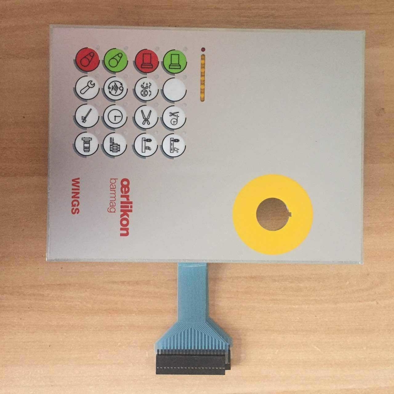 Moistureproof Custom Membrane Switch Panel , PET Membrane Switch Overlay